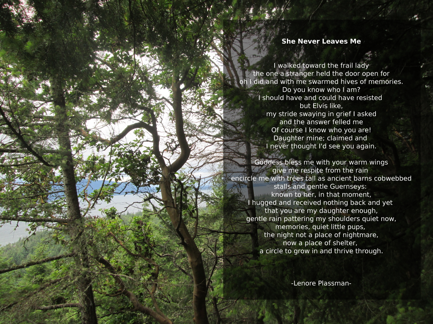 She never leaves me 1500.JPG